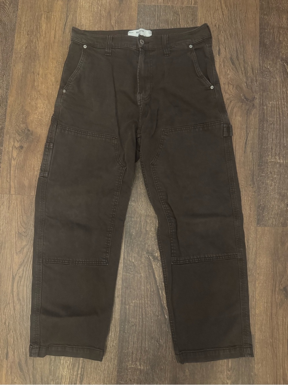 Hollister Men's Baggy Brown pants